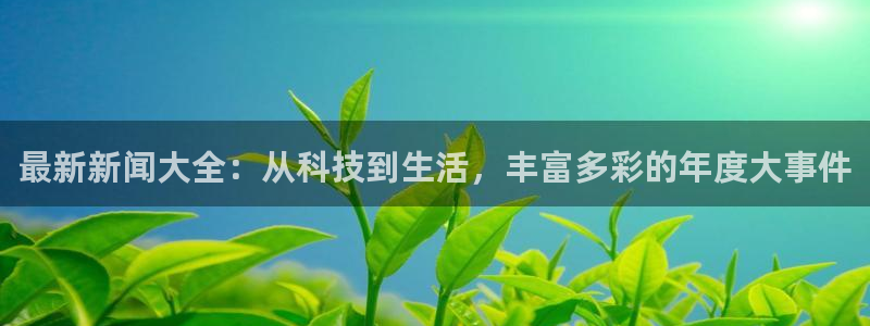 最新新闻大全：从科技到生活，丰富多彩的年度大事件